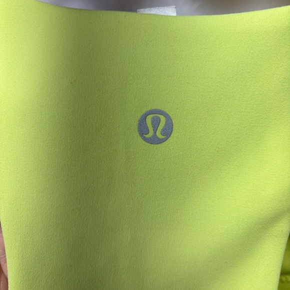 Lululemon Align High Neck Tank Top Crop Lime Green Size 4 - Picture 5 of 6